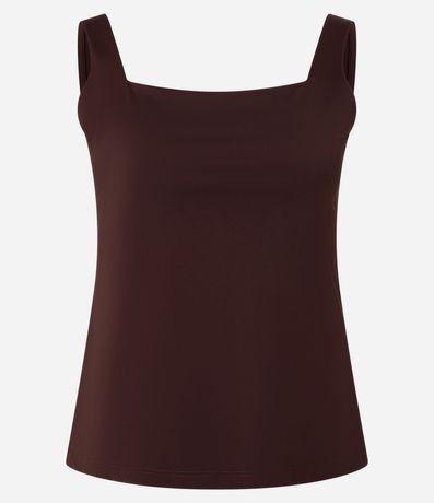 Blusa en Poliamida con Escote Cuadrado 5