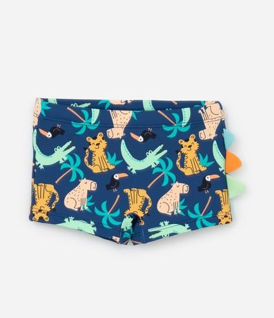 Conjunto Infantil con protección UV y Estampa de Animalitos - Talle 1 a 4 años 9