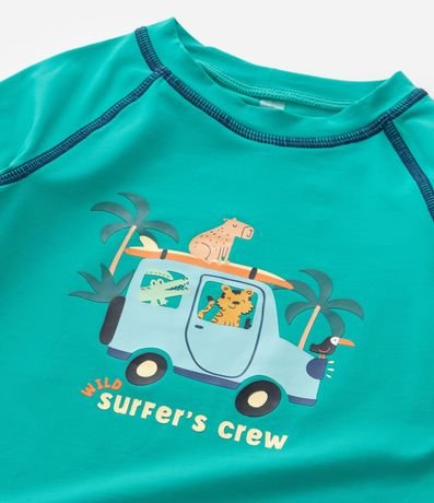 Conjunto Infantil con protección UV y Estampa de Animalitos - Talle 1 a 4 años 4