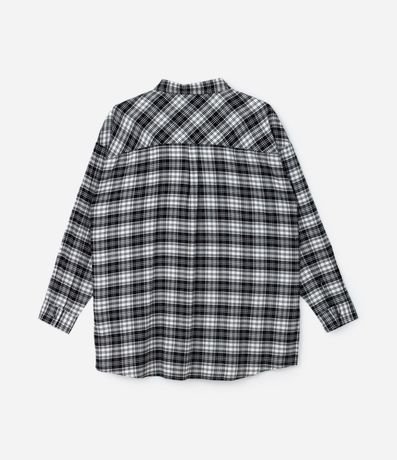 Camisa Franela de Cuadros Curve & Plus Size 5