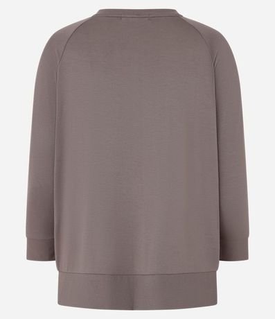 Blusa Básica en Viscosa sin Sisa con Manga 3/4 2