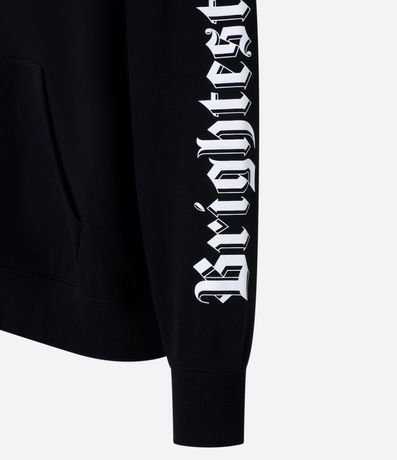 Saco Boxy con Estampa Lettering y Cremallera Colgante de Cruz 9