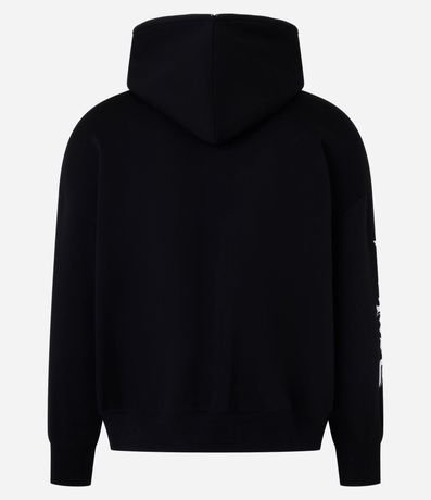 Saco Boxy con Estampa Lettering y Cremallera Colgante de Cruz 10