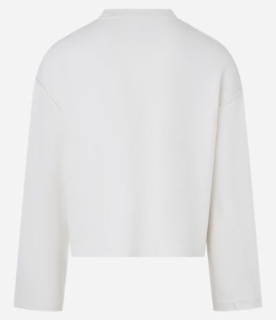 Remera Boxy en Algodón con Recortes en Relieve 3