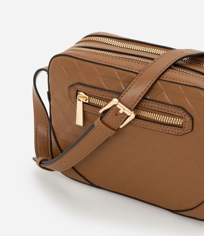 Bolsillo Transversal Pequeña con Textura 4