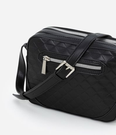 Bolsillo Transversal Pequeña con Textura 4