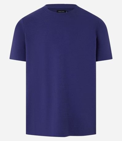 Remera Slim en Algodón con Textura Acanalada 7