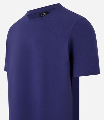 Remera Slim en Algodón con Textura Acanalada 8