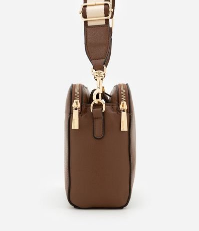 Bolso Transversal Mediana en PU con Correa de Gross 2