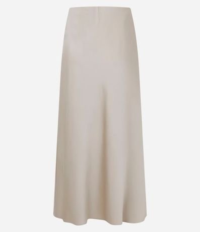 Pollera Midi Evasé en Tela Satinada 2