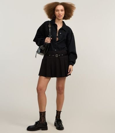 Campera Oversized en Sarga con Recortes 2