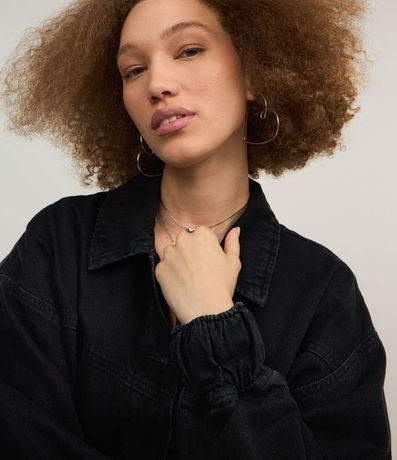 Campera Oversized en Sarga con Recortes 3