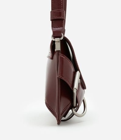 Cartera Baguette Pequeña con Detalles de Hebillas 3