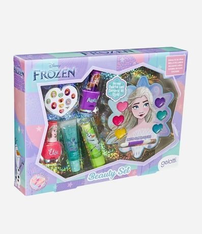 Kit Frozen 02 Esmaltes + Sombras + Gloss + Lip Balm