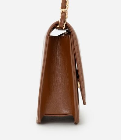 Bolsillo Transversal Pequena en PU con Correa de Cadena 2