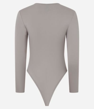 Body Básico en Poliamida con Mangas Largas 6