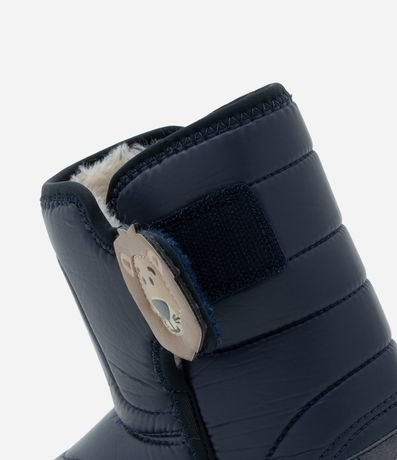 Bota Infantil con Suela de LED y Patch de Leoncito - Talle 20 a 27 5