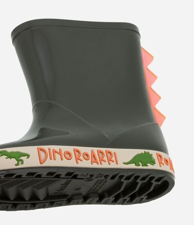 Bota de lluvia Infantil con Cretas de Dino en 3D -Talle 21/22 al 27/28 4