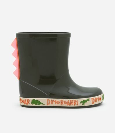 Bota de lluvia Infantil con Cretas de Dino en 3D -Talle 21/22 al 27/28 5