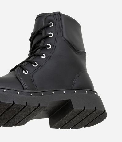 Bota Coturno Infantil con Suela Track y Brillitos - Talle 28 a 36 3