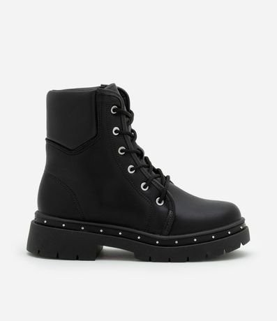 Bota Coturno Infantil con Suela Track y Brillitos - Talle 28 a 36 5