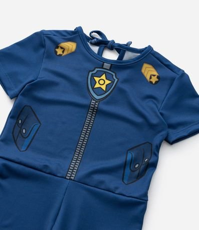 Mono Infantil con Máscara y Estampa Paw Patrol - Tam  2 a 6 años 6