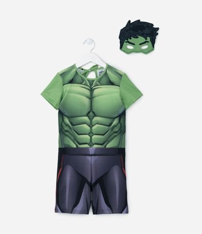 Mono Infantil con Máscara y Estampa Hulk - Talle 3 a 8 años