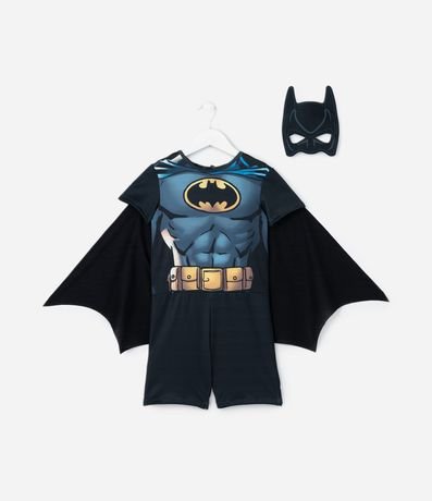Mono Infantil con Máscara y Estampa Batman - Talle 3 a 8 años 2