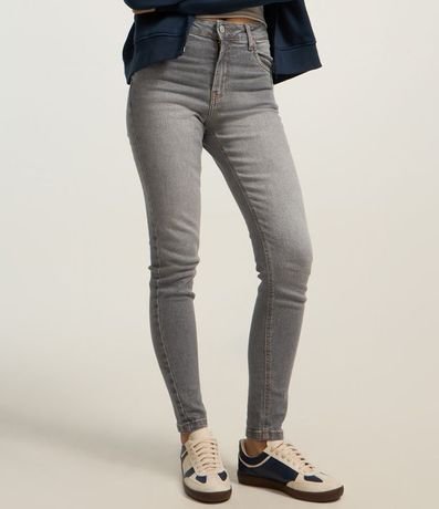 Pantalón Skinny en Jeans con Elastano y Cintura Alta 3