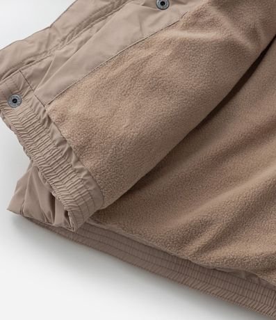 Campera Puffer Infantil Microfibra con Cuello Alto - Talle 5 a 14 años 4