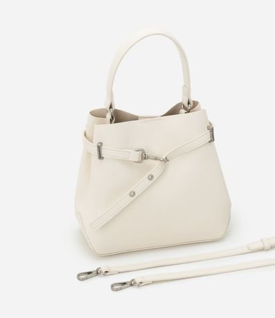 Cartera Bucket Pequena en PU con Detalle de Hebilla 7