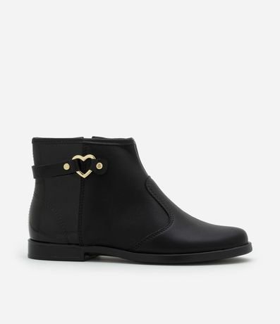 Bota Infantil en PU con Hebilla de Corazón Molekinha - Talle 26 a 36 6