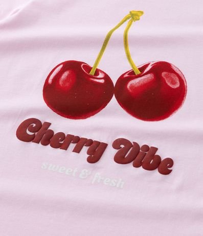 Remera Infantil con Estampa Cerezas - Talle 5 a 14 años 4