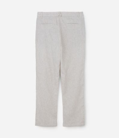 Pantalón Recto en Lino de Sastrería 6