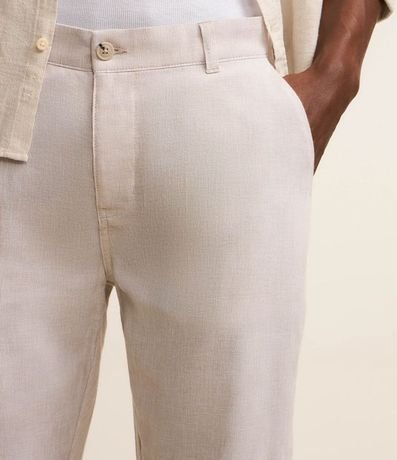 Pantalón Recto en Lino de Sastrería 4