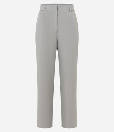 Pantalón Recto en Sastrería con Trancadero en la Cintura 6