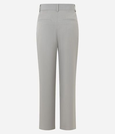 Pantalón Recto en Sastrería con Trancadero en la Cintura 7