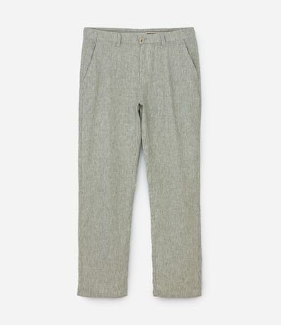 Pantalón Recto en Lino de Sastrería 5