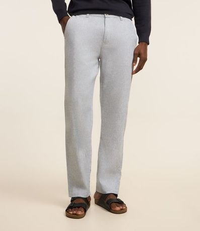 Pantalón Recto en Lino de Sastrería 2