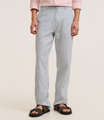 Pantalón Recto en Lino de Sastrería 3