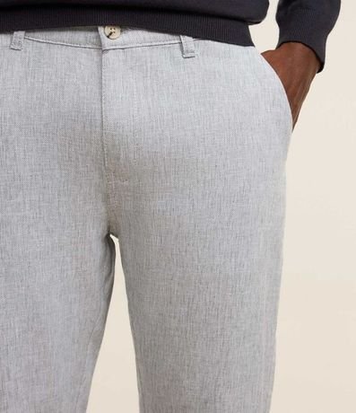 Pantalón Recto en Lino de Sastrería 4