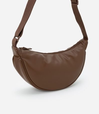 Cartera Mediana en PU con Asa Transversal Ajustable