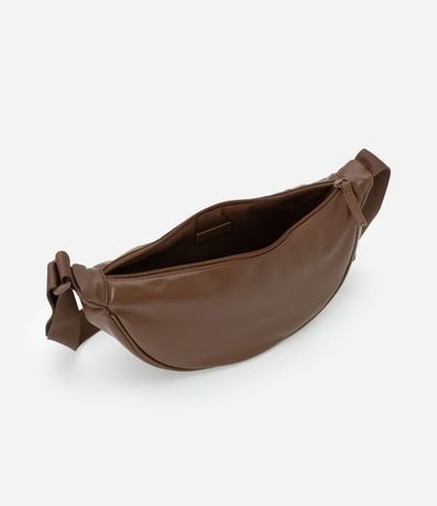 Cartera Mediana en PU con Asa Transversal Ajustable 4