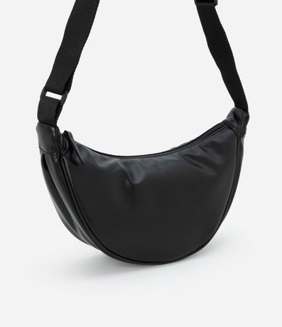 Cartera Mediana en PU con Asa Transversal Ajustable