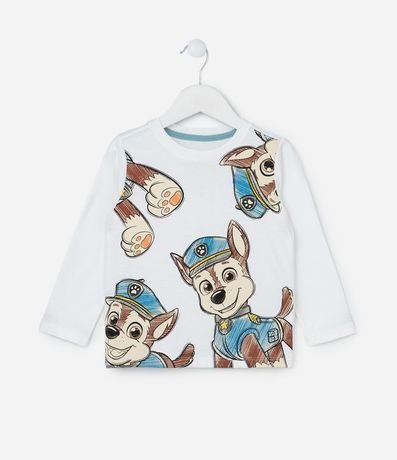 Remera Infantil Manga Larga con Estampado do Chase - Talle 1 a 5 años