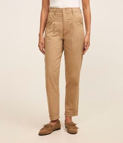 Pantalón Mom Jeans con Pliegues 3