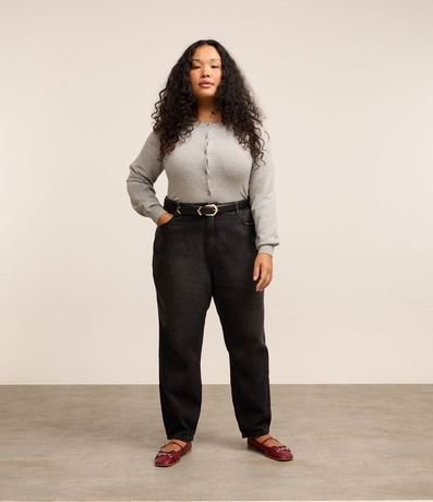 Cardigan Corto en Punto Curve & Plus Size 2