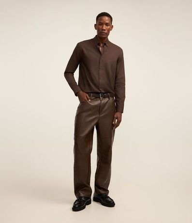 Camisa Regular Básica en Oxford 2