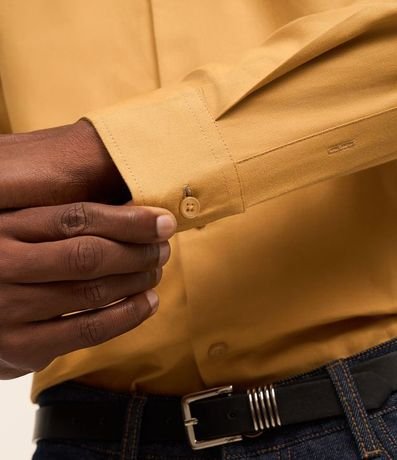 Camisa Comfort en Algodón Manga Larga 4