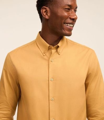 Camisa Comfort en Algodón Manga Larga 5